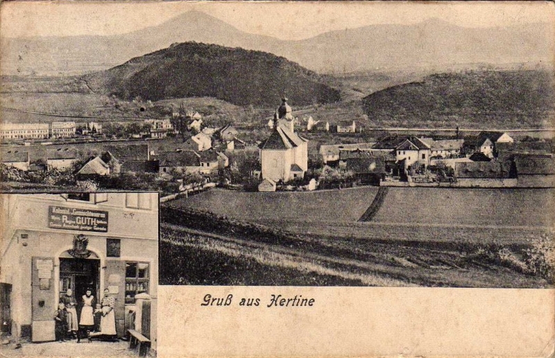 Rtyně nad Bílinou 1905